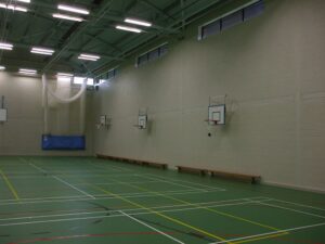 2010 Sports hall fitted by Sports Hall Equipment 