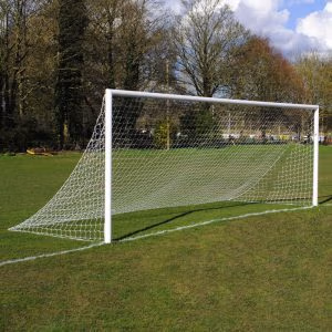 Quick release aluminium football goal package