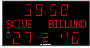 Stramatel FRB AD outdoor multisport scoreboard with timer period display and buzzer