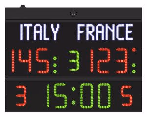 Favero Multrisport scoreboard scoreboard