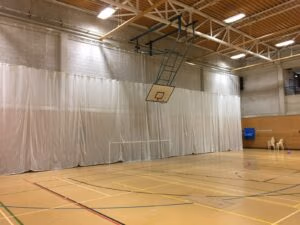 Archery netting supply and install for school sports halls and leisure centres