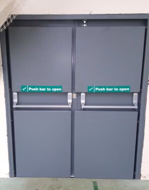 safer sports hall doors