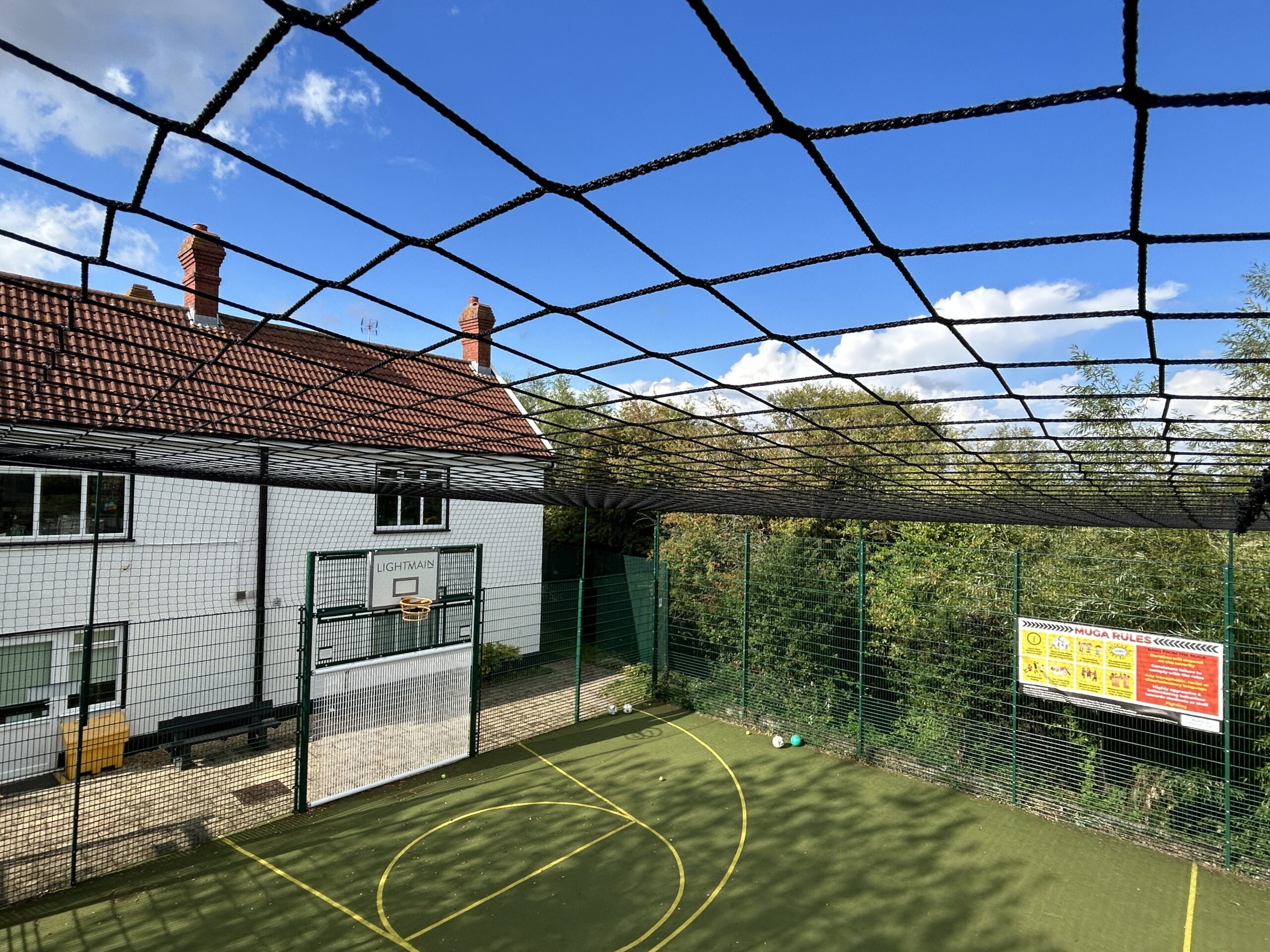 Ball Stop Netting for MUGAs - Roof & Side Protection Systems - Image 2
