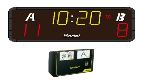 Bot Scoreboard Bodet BTX6015 Multisport Scoreboard with ScoreApp Box