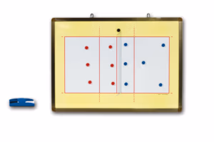Magnetic Volleyball Tactic Chart