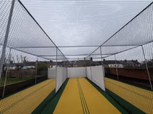 ECB approved double bay outdoor cricket practice facility