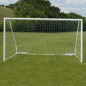 Small sided football goal posts with aluminium frame