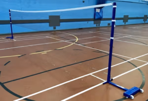 Portable Badminton Posts and Net