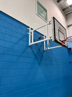 Wall Mounted Hinged Practice Basketball Goals