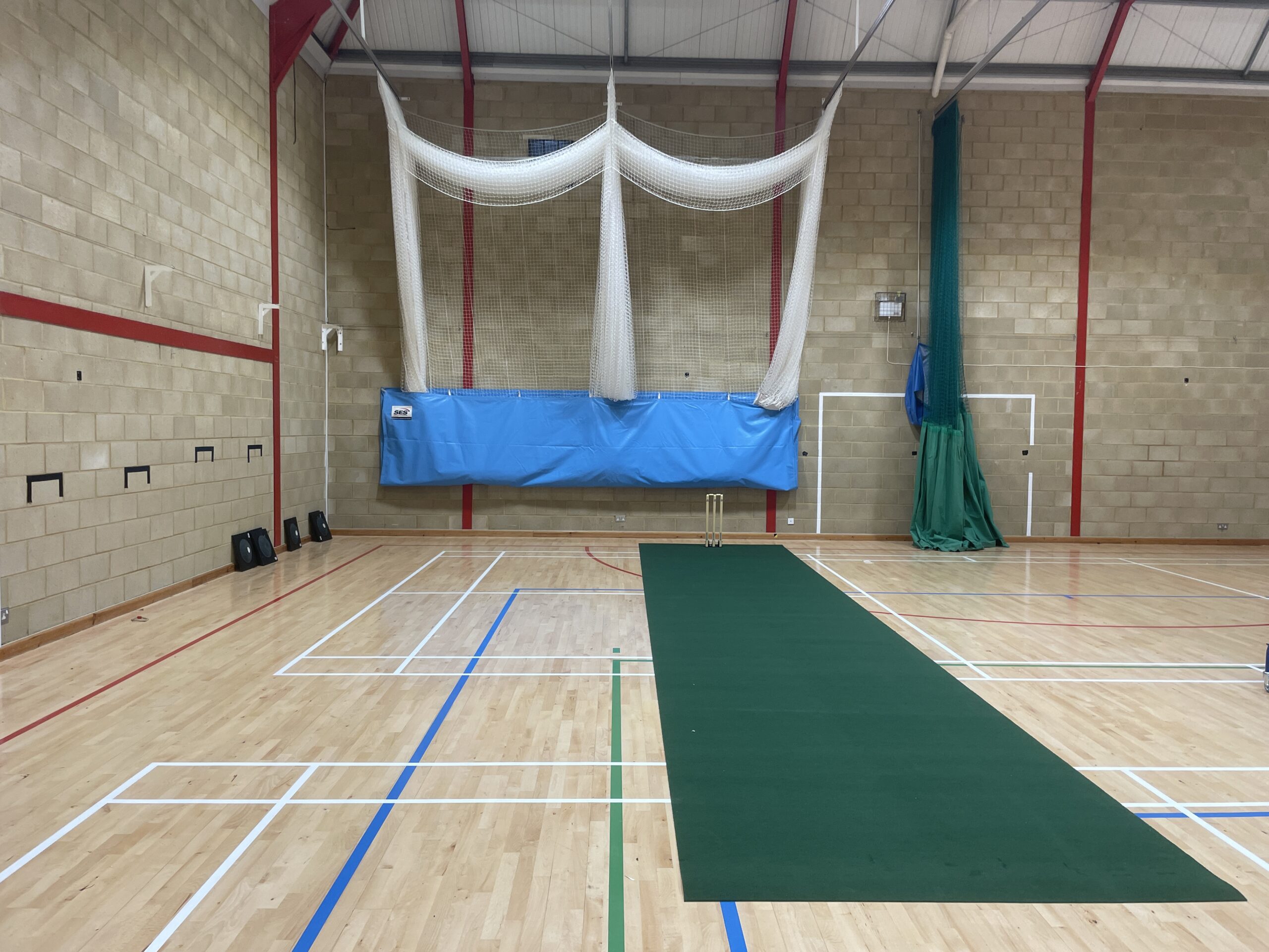 Replacement Indoor Cricket Nets on Existing Trackway