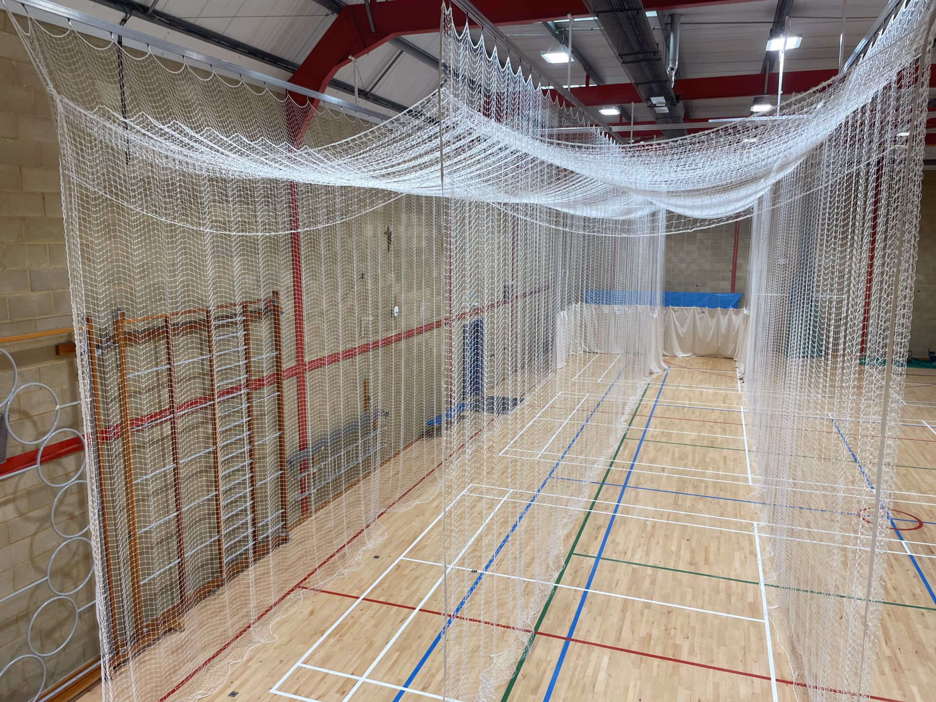 Replacement Indoor Cricket Nets on Existing Trackway - Image 3